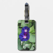 フローララゲッジタグ付きレザーストラップ ラゲッジタグ (裏面縦)