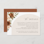 フローララストピーチグリーナリー秋詳細Inv挿入 招待状 (正面/裏面)