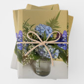 フローララッピング紙フラットシートセット3 ラッピングペーパーシート (インサイチュ)