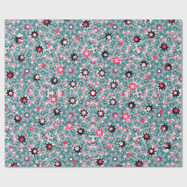 フローララッピング紙- スタイリッシュ ラッピングペーパー