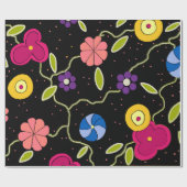 フローララッモダンピング紙 ラッピングペーパー (フラット)