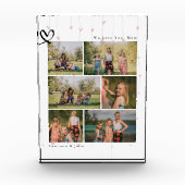 フローララブアブエラママファミリーフォトコラージュ フォトブロック (正面)