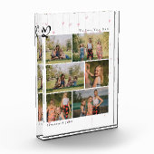 フローララブアブエラママファミリーフォトコラージュ フォトブロック (左)