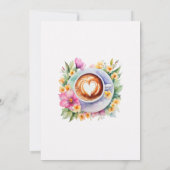 フローララブイズブルーイングブライダルシャワー 招待状 (裏面)