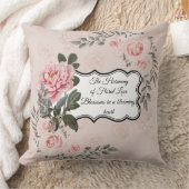 フローララブデザイナーの調和バラ枕 クッション (ブランケット)