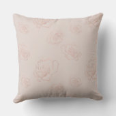 フローララブデザイナーの調和バラ枕 クッション (裏面)