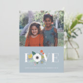 フローララブバレンタインデーカード – ダスティブルー シーズンカード (スタンド正面)