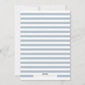 フローララブバレンタインデーカード – ダスティブルー シーズンカード (裏面)