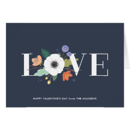 フローララブバレンタインデーカード – Midnight