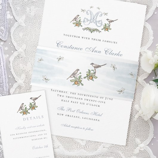 フローララブバーズベリーバンド 招待状ベリーバンド