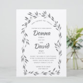 フローララブユダヤ結婚式招待状 招待状 (スタンド正面)