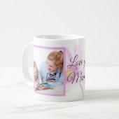 フローララブユーママ|母の日| 2枚の写真 コーヒーマグカップ (正面左)