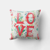 フローララブレタリング – シームレスパターン1 クッション (裏面)