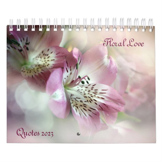 フローララブ引用文2023カレンダー カレンダー (カバー)