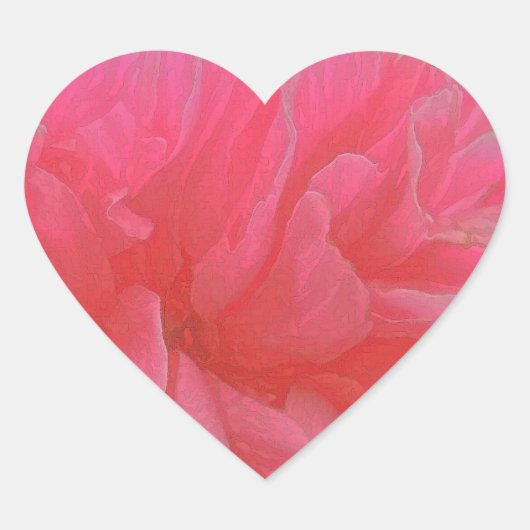 フローララプソディ（マゼンタと赤） ハートシール (正面)