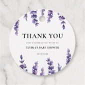 フローララベエレガントンダベビーシャワー フェイバータグ (正面)