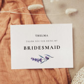 フローララベエレガントンダーの花嫁メイド サンキューカード