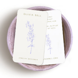 フローララベエレガントンダーラークスパー 名刺