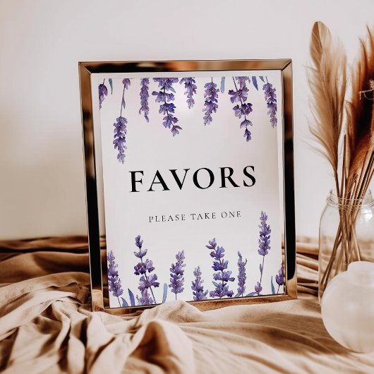 フローララベエレガントンダー結婚式の引き出物徴候 ポスター