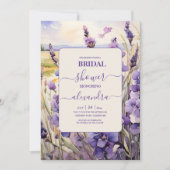 フローララベユニークンダーブライダルシャワー 招待状 (正面)