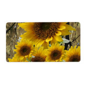 フローララベルひまわり ラベル (正面)