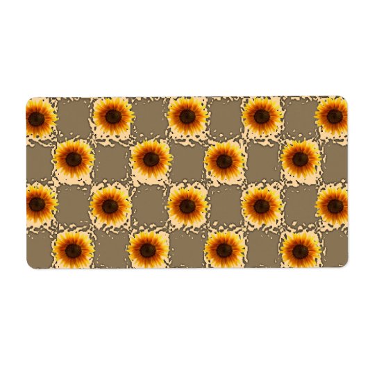 フローララベルひまわり ラベル (正面)