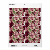 フローララベルバラ ラベル (フルシート)