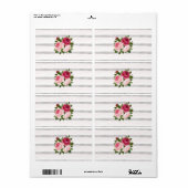 フローララベルバラ ラベル (フルシート)