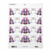 フローララベル ラベル (フルシート)