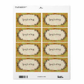 フローララベル ラベル (フルシート)