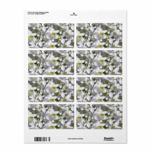 フローララベル ラベル (フルシート)