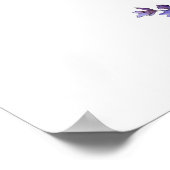 フローララベンダー非詰め式とオープンシーティング ポスター (角)