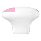 フローララマアルパカピンク セラミックノブ (側面)