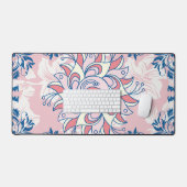 フローラランゴリのグラフィックアート、明るい生活 デスクマット (キーボード&マウス)