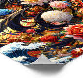 フローラランタンクイーンアドリ王室の美しい ポスター (角)