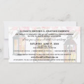 フローラランタンミセス写真たった今結婚しましたサイト 案内状 (裏面)