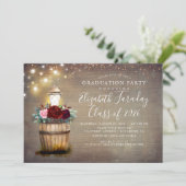 フローラランタン素朴カントリー秋卒業 招待状 (スタンド正面)