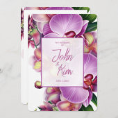 フローララン結婚式招待状 招待状 (正面/裏面)