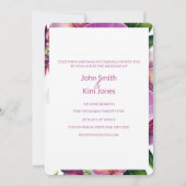 フローララン結婚式招待状 招待状 (裏面)