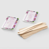 フローララン結婚式 プログラムファンのセット ハンドファン (組立なし)