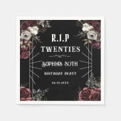 フローラリッピング20歳第30期パーティーナプキンス スタンダードカクテルナプキン (正面)