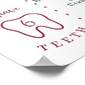 フローラリトルカボチャ誕生日マイルストーン ポスター (角)