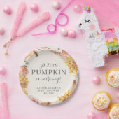 フローラリトルカボチャ赤ちゃんシャワー ペーパープレート (パーティー)