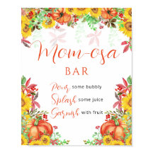 フローラリトルカボチャmom-osaバーポスター