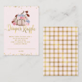 フローラリトルカンプキンガールおむつラッフルチケット エンクロージャーカード (正面/裏面)