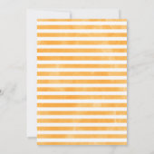 フローラリトルパンプキンズベビーシャワー 招待状 (裏面)