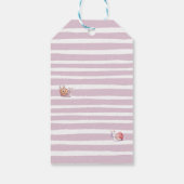 フローラリトル妖精誕生日ありがとう好意 ギフトタグ (裏面)