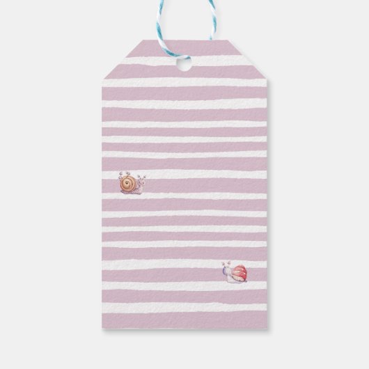 フローラリトル妖精誕生日ありがとう好意 ギフトタグ (裏面)