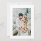 フローラリハーサルの前の夜に緑 招待状 (裏面)