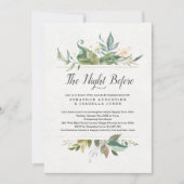 フローラリハーサルディナーの前の夜 招待状 (正面)